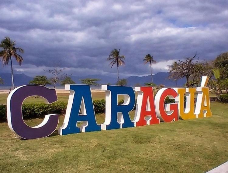 Apto Lindo 2 Dor Piscina Ar Internet 101 A Caraguatatuba Dış mekan fotoğraf